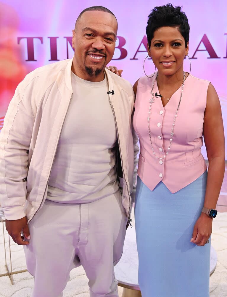 Timbaland and Tamron Hall | Jenny Anderson/ABC