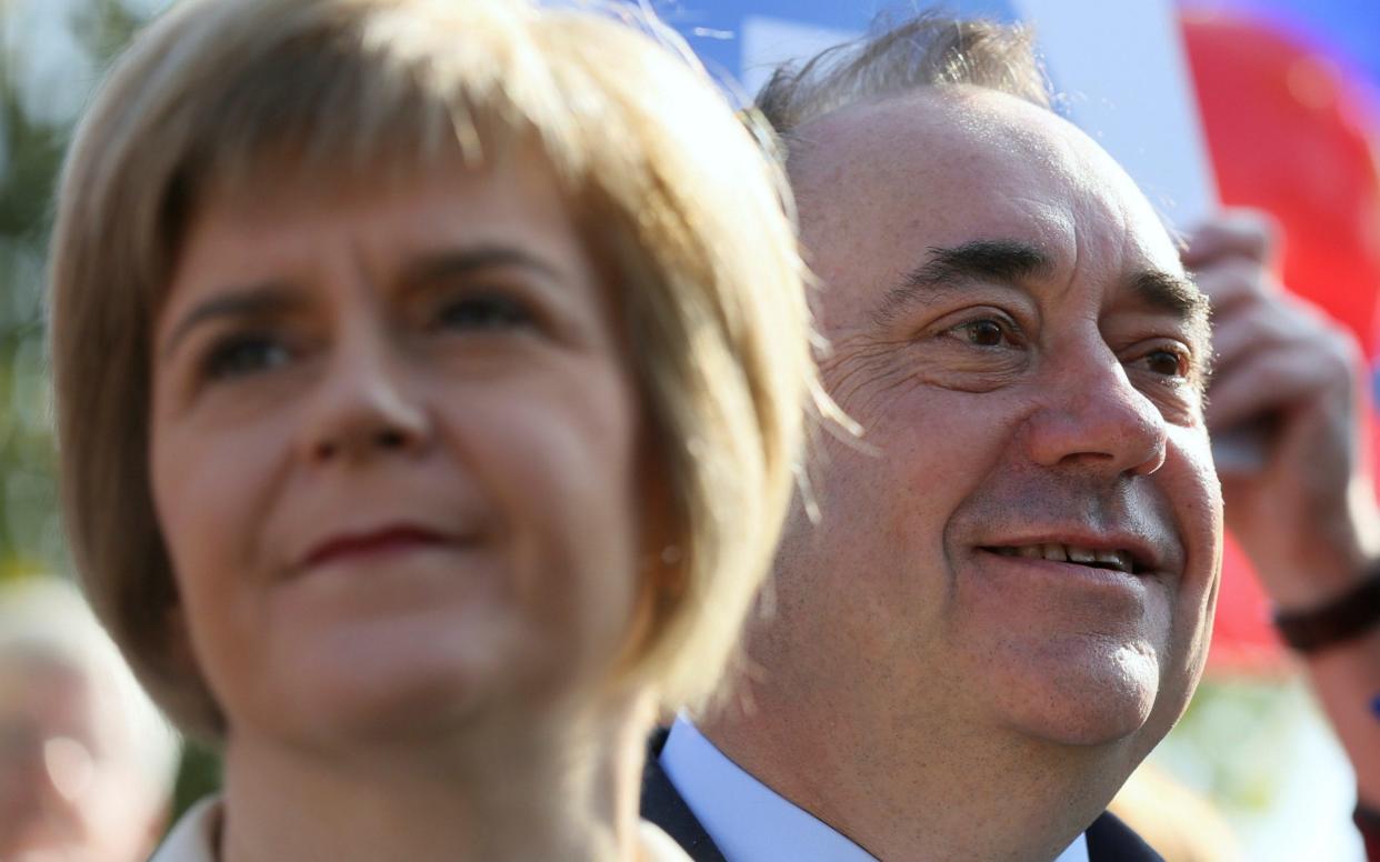 Alex Salmond and Nicola Sturgeon - once close allies - are now bitter enemies - Paul Hackett/Reuters