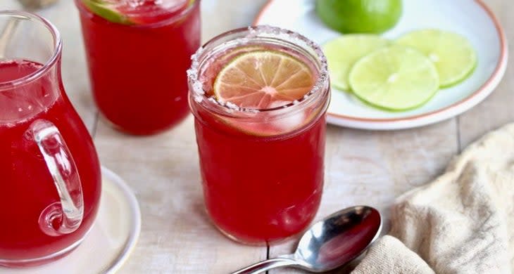 Sparkling Pomegranate Margarita