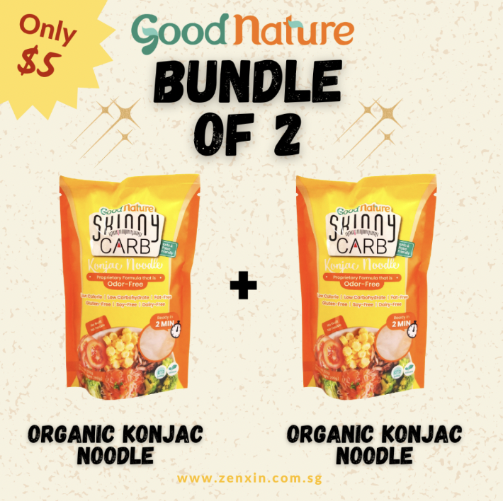 Good Nature Konjac Noodle (Bundle of 2). (PHOTO: Shopee)