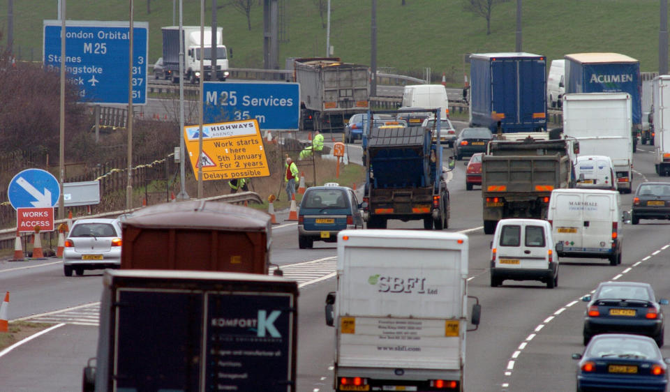 Roadworks are an added complication for motorists on motorways (Photo by Tim Ockenden - PA Images/PA Images via Getty Images)