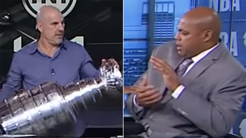 Charles Barkley has a personal rule not to touch a championship trophy, even the legendary Stanley Cup.