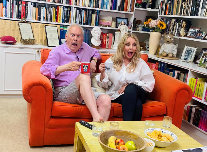 Gyles Brandreth and Carol Vorderman have promised to be outspoken. (Channel 4)