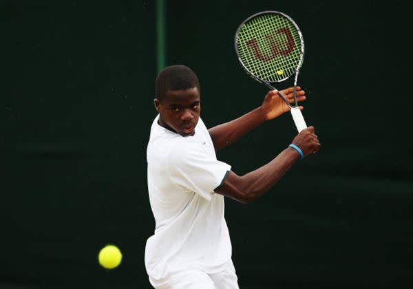 Tiafoe at the Wimbledon junior championships. Source: Getty