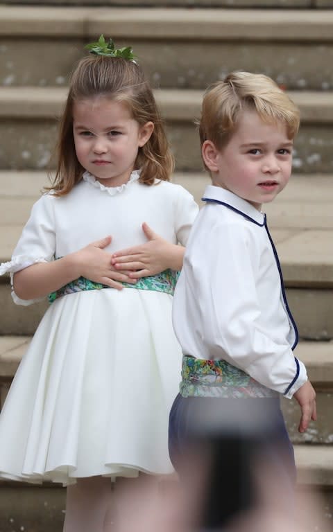 Prince George and Princess Charlotte