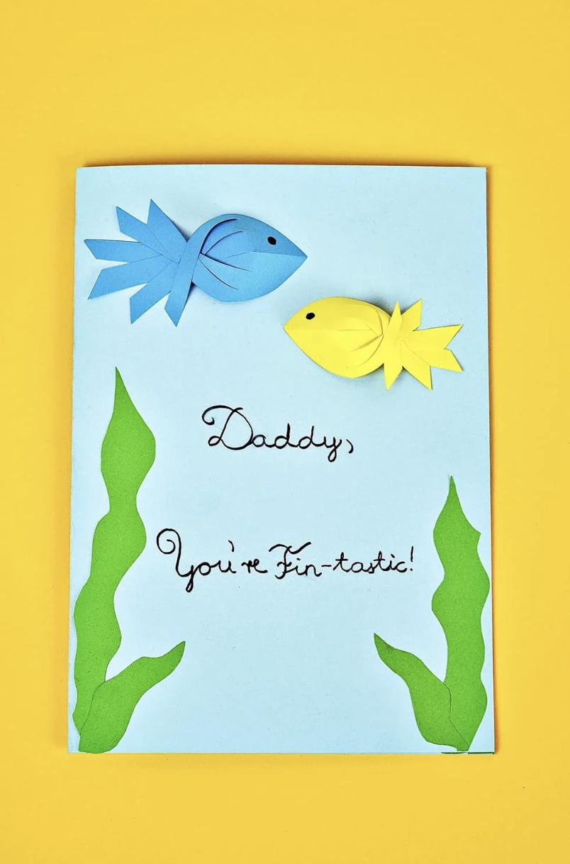 19) Daddy Fish Cards