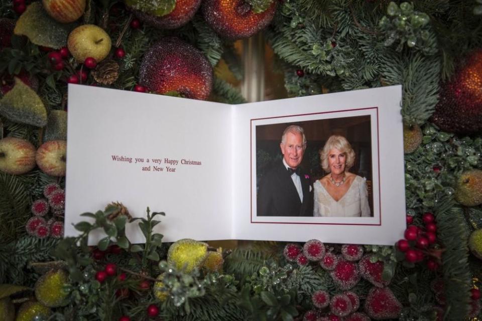 Charles and Camilla's 2017 Christmas card.