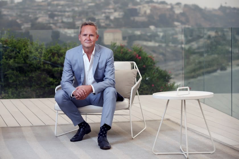 MALIBU, CA - SEPTEMBER 11: Former Amazon Studios head Roy Price, 53, he was ousted nearly 3 yrs ago after allegations of inappropriate behavior and is talking for the first time on Friday, Sept. 11, 2020 in Malibu, CA. (Gary Coronado / Los Angeles Times)
