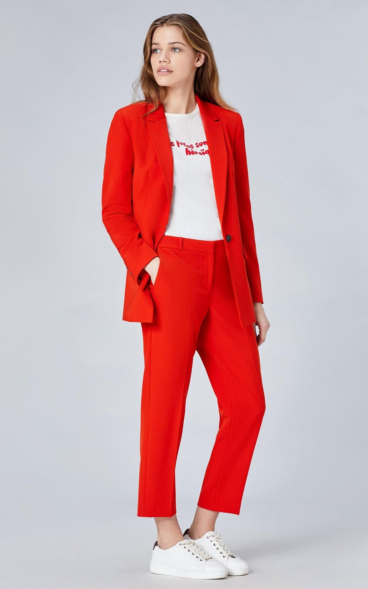 Blazer, £53, and trousers, £34, both Find at amazon.co.uk 