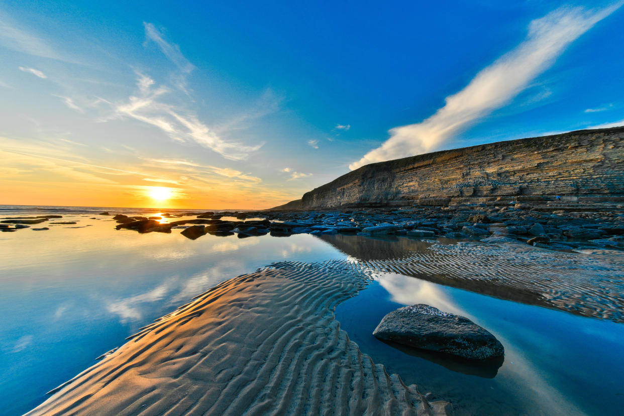 A shot of Dunraven Bay, Wales, and a previous winner of the Big Picture - Vit Javorik www.vjfoto.com