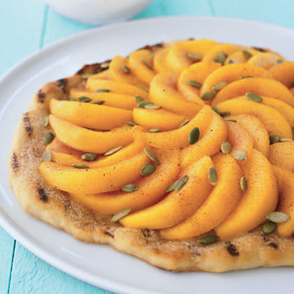 Peach Ricotta Tart