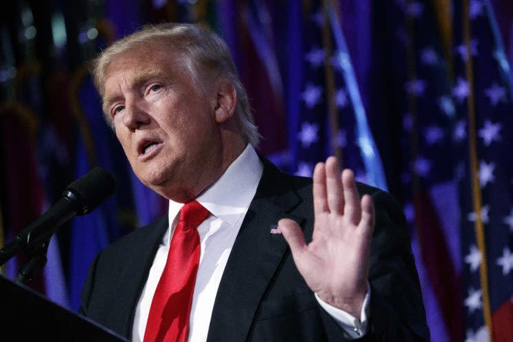 President-elect Donald Trump. (Photo: Evan Vucci/AP)