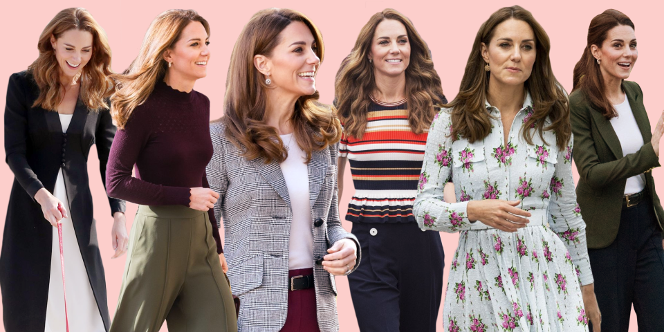 <p>Kate is <a href="https://www.goodhousekeeping.com/beauty/fashion/g3650/kate-middletons-most-controversial-outfits/" rel="nofollow noopener" target="_blank" data-ylk="slk:a fashion icon in her own right;elm:context_link;itc:0;sec:content-canvas" class="link ">a fashion icon in her own right</a>, but when she's not wearing designer gowns and the <a href="https://www.goodhousekeeping.com/life/g4817/odd-royal-family-rules" rel="nofollow noopener" target="_blank" data-ylk="slk:formal evening wear required for family dinners;elm:context_link;itc:0;sec:content-canvas" class="link ">formal evening wear required for family dinners</a>, you can find the <a href="https://www.goodhousekeeping.com/life/entertainment/g3138/kate-middleton-life-in-pictures/" rel="nofollow noopener" target="_blank" data-ylk="slk:Duchess of Cambridge;elm:context_link;itc:0;sec:content-canvas" class="link ">Duchess of Cambridge</a> keeping her everyday looks more comfortable and accessible. From a love of affordable retailers like Zara to a penchant to rewearing her favorite pieces, Kate always seems to nail casual chic.</p><p>As much as we love the cream wool coats and pretty berets from <a href="https://www.goodhousekeeping.com/beauty/fashion/g20720972/meghan-markle-scandalous-fashion/" rel="nofollow noopener" target="_blank" data-ylk="slk:Meghan's sleek style transformation;elm:context_link;itc:0;sec:content-canvas" class="link ">Meghan's sleek style transformation</a>, we'll probably be taking our every day outfit ideas from Kate's versatile and easy-to-wear clothes. Take a look back at Kate Middleton's most casual looks ever for some timeless style inspiration from <a href="https://www.goodhousekeeping.com/life/news/a48149/kate-middleton-title-camilla/" rel="nofollow noopener" target="_blank" data-ylk="slk:a future queen;elm:context_link;itc:0;sec:content-canvas" class="link ">a future queen</a> consort.</p>