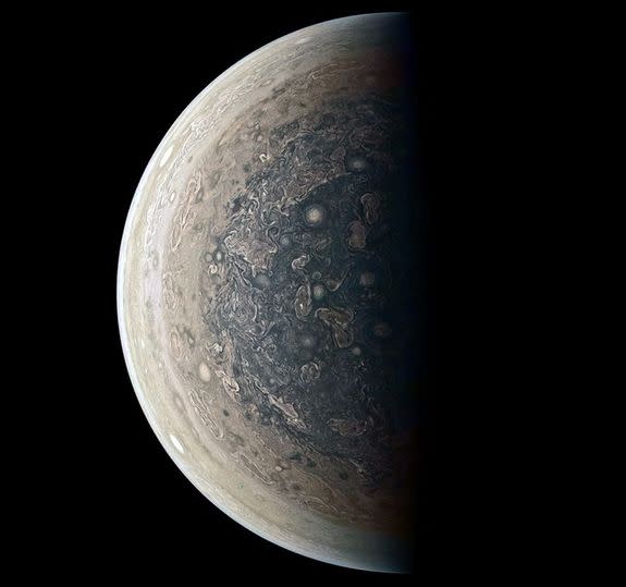 Jupiter's southern hemisphere.