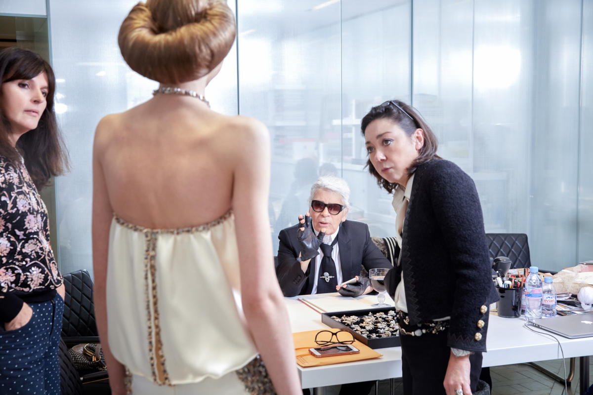 Watch Karl Lagerfeld from all angles