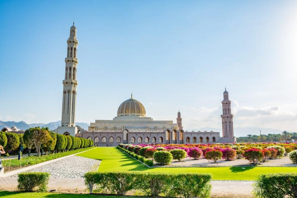 Muscat, Oman, view on grand mosque