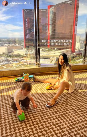 olivia munn/instagram Olivia Munn and son Malcolm