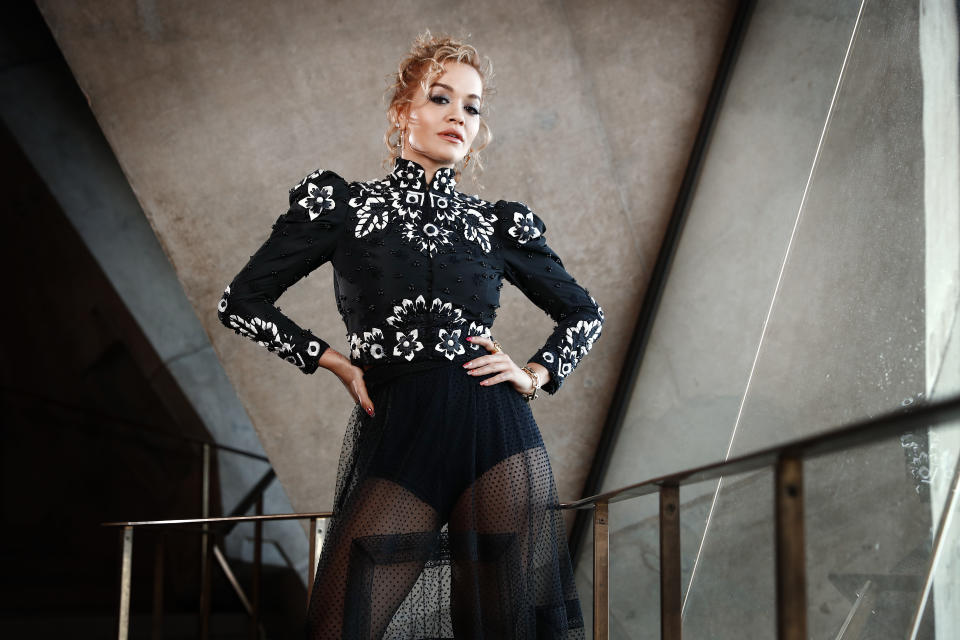 FEBRUARY 20, 2021: SYDNEY, NSW: (EUROPE AND AUSTRALASIA OUT) Singer Rita Ora poses during a photo shoot at the Sydney Opera House in Sydney, New South Wales. (Photo by Sam Ruttyn/Newspix via Getty Images)