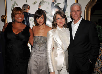 Queen Latifah , Katie Holmes , Diane Keaton and Ted Danson at the Los Angeles premiere of Overture Films' Mad Money