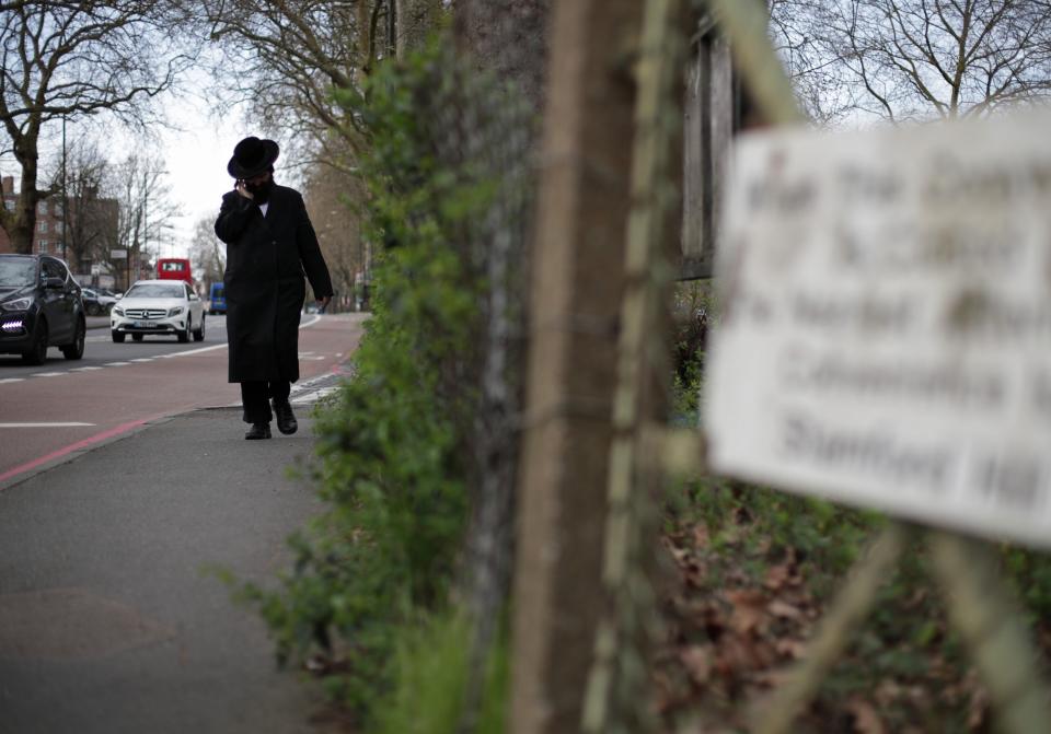 A general view of a Jewish man in London (PA) (PA Archive)