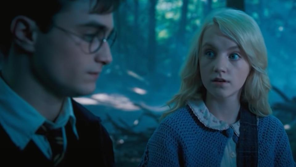 Luna talking to Harry.