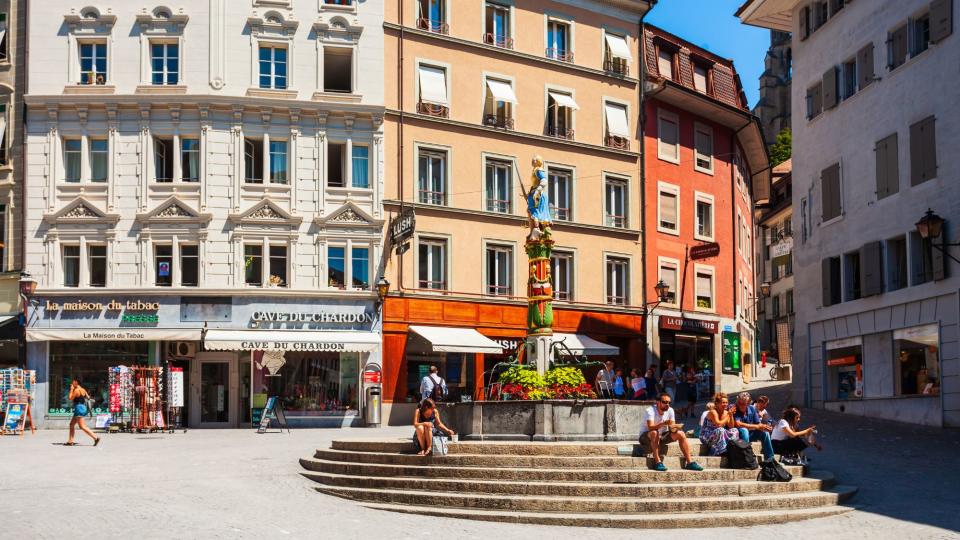 Fountain of Justice at Place de la Palud