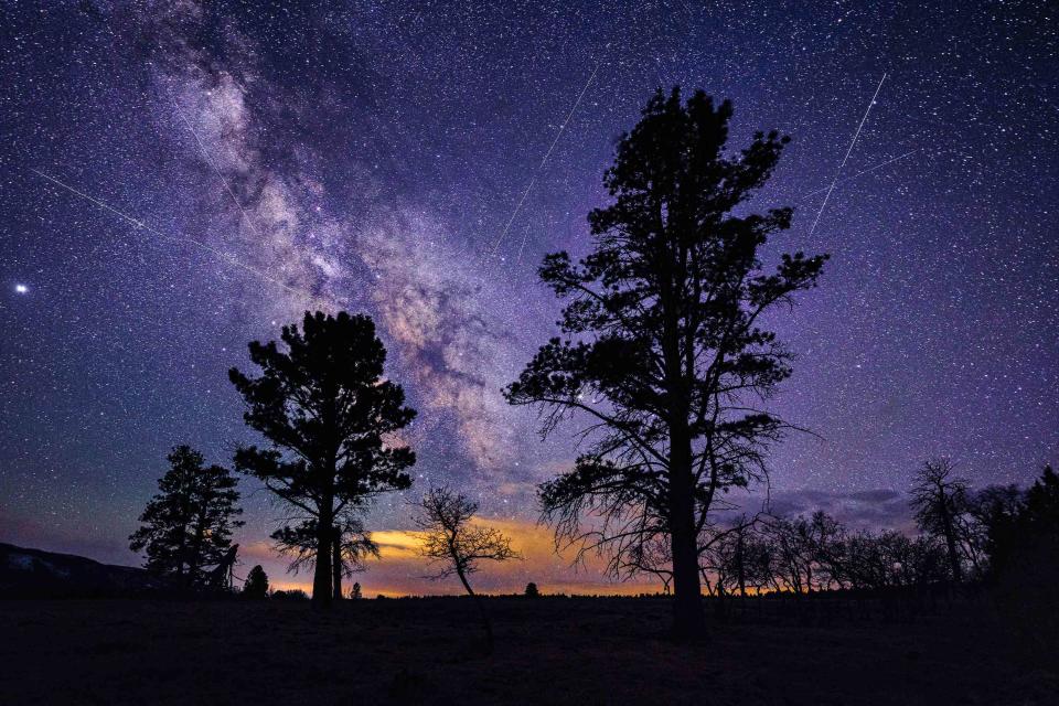 <p>Adventure_Photo / Getty Images</p> The Lyrid meteor shower will reach its peak on the evening of April 22/23