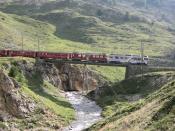 <p>Glide past blue lakes, snowy mountains and huge viaducts from behind panoramic windows on what’s believed to be the steepest railway journey in the world. [Photo: Flickr/mstefano80] </p>