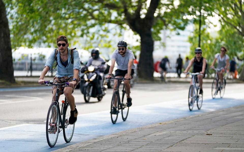 The Government has pledged £2 billion for cycle lanes