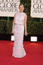 Golden Globes 2013: Sienna Miller opted for a British designer in floral and feminine Erdem © Getty