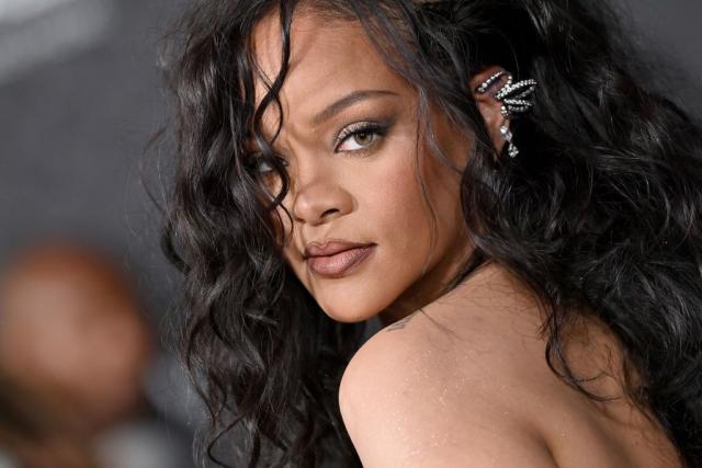 Rihanna shows off her post-baby body in lace bra and tights just 3 months  after welcoming second child