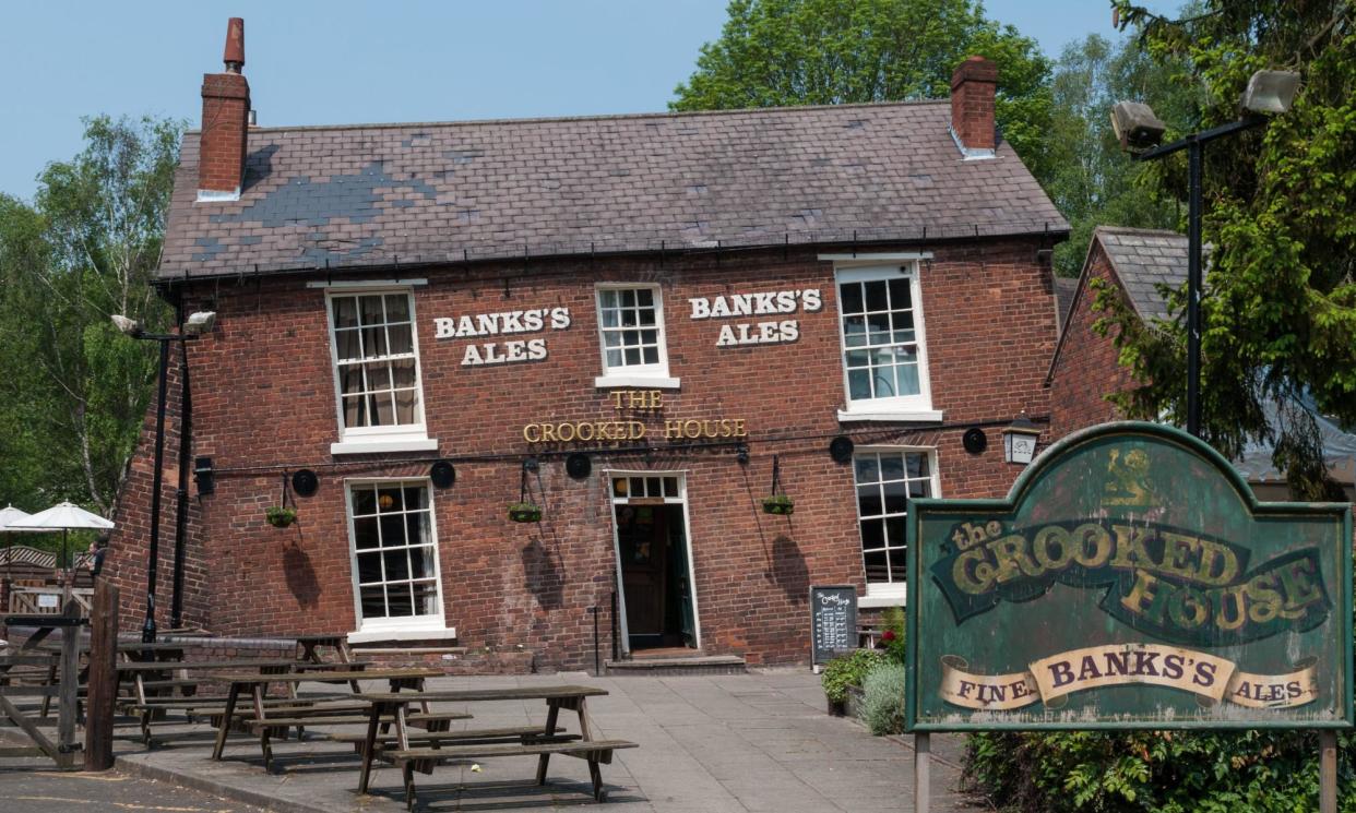 <span>The Crooked House pub in Himley, pictured before the fire.</span><span>Photograph: Nick Maslen/Alamy/PA</span>