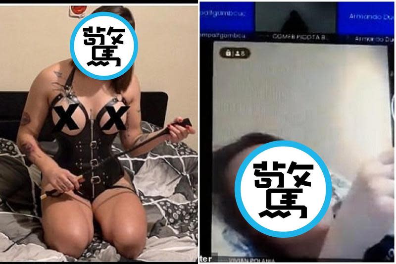 女法官太騷！視訊開庭竟半裸滾床，平時更愛露巨乳色誘。（翻自《每日郵報》）