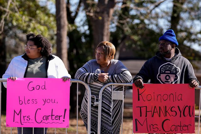 <p>Brynn Anderson/AP Photo</p> Rosalynn Carter's Nov. 29 funeral