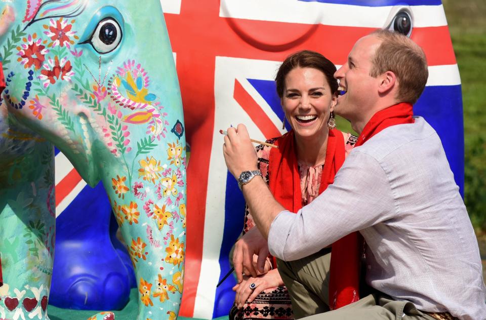 Duke and Duchess of Cambridge showcase artistic side