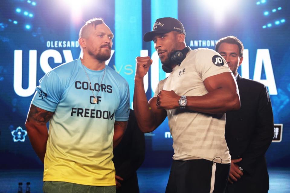 Usyk and Joshua will rematch on 20 August (Getty Images)