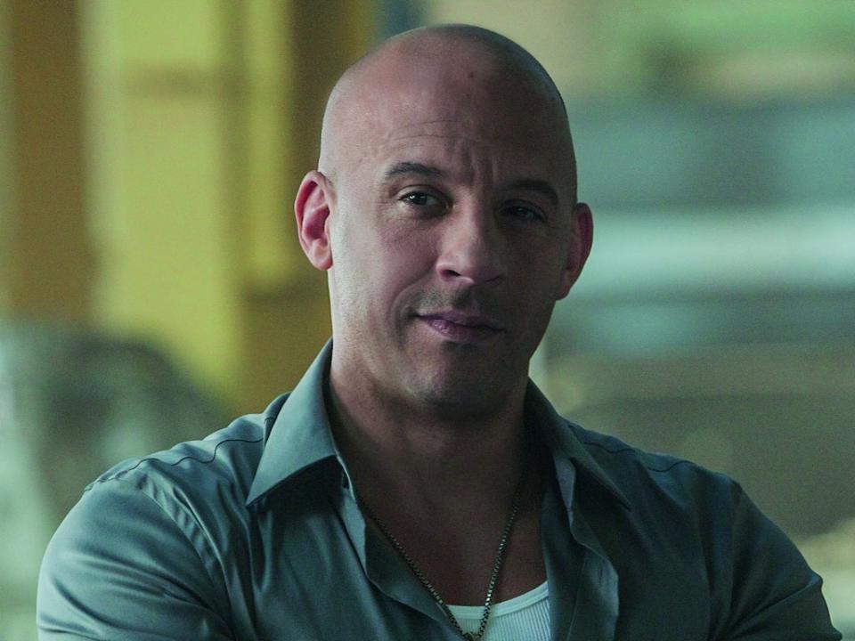 Vin Diesel as Dominic Toretto in ‘Fast and Furious 7' (Â© 2015 Universal All Rights Res)
