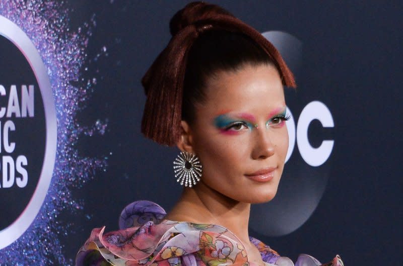 Halsey attends the American Music Awards in 2019. File Photo by Jim Ruymen/UPI