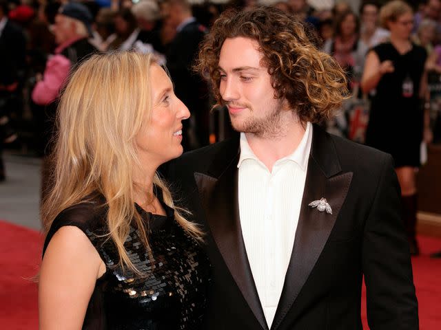 <p>Indigo/Getty</p> Sam and Aaron Taylor-Johnson at the world premiere of 'Anna Karenina' on Sept. 4, 2012 in London