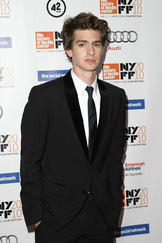 The Social Network NY Premiere 2010 Andrew Garfield