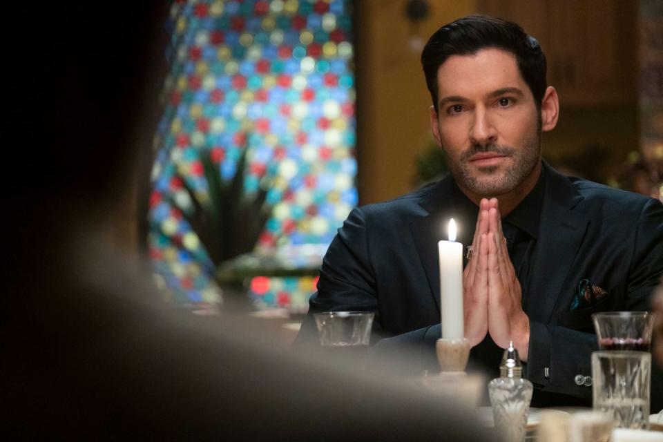 tom ellis as lucifer morningstar, lucifer season 5