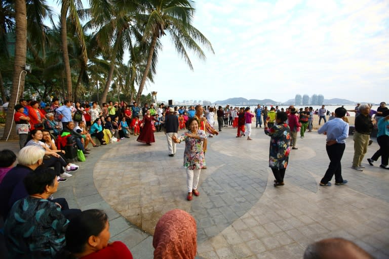 Between 600,000 and 700,000 elderly descend on Sanya every winter, almost doubling its population