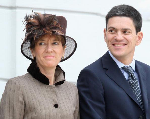 Through thick and thin: David Miliband and Louise Miliband (Photo by Chris Jackson/Getty Images): Getty Images