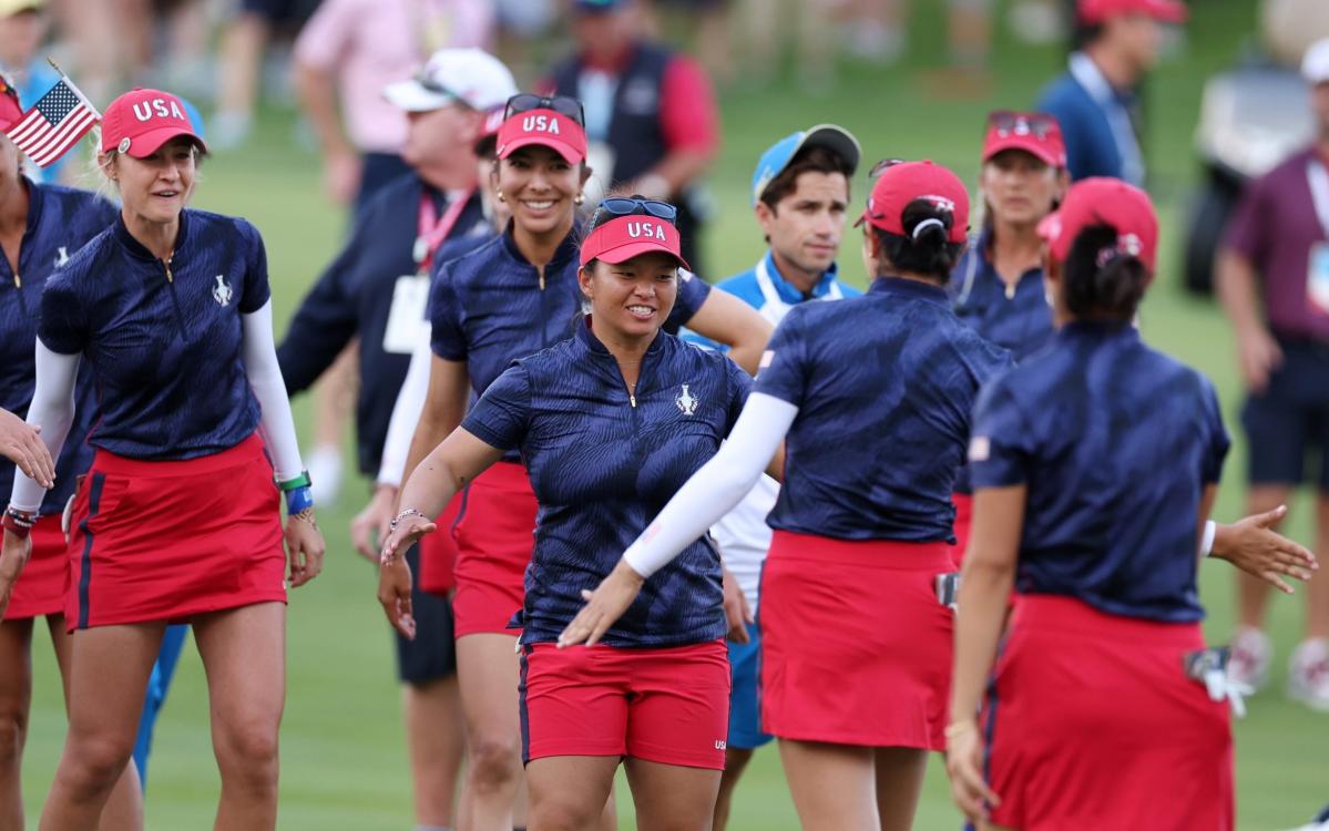 Brilliant Nelly Korda helps USA into record 6-2 Solheim Cup lead at end of day one