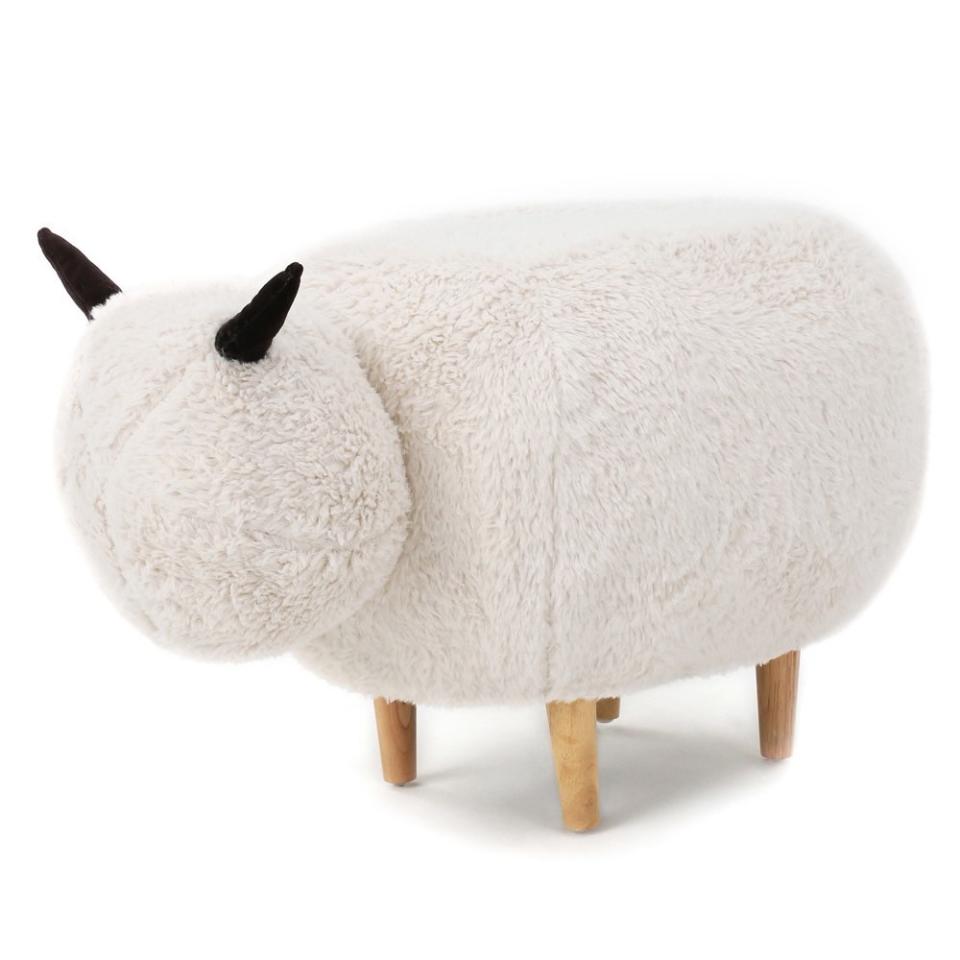 <a rel="nofollow noopener" href="https://www.overstock.com/Home-Garden/Pearcy-Velvet-Sheep-Ottoman-by-Christopher-Knight-Home/13471036/product.html" target="_blank" data-ylk="slk:SHOP NOW;elm:context_link;itc:0;sec:content-canvas" class="link ">SHOP NOW</a>: Pearcy velvet sheep ottoman by Christopher Knight Home, $65, overstock.com