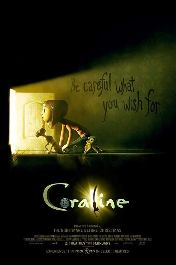 <p>When a young girl named Coraline is accidentally transported to what at first resembles a <em>better </em>version of her universe, she's thrilled. Except this new realm is not what it seems.</p><p><a class="link " href="https://www.amazon.com/Coraline-Dakota-Fanning/dp/B089DV39D2?tag=syn-yahoo-20&ascsubtag=%5Bartid%7C10070.g.3104%5Bsrc%7Cyahoo-us" rel="nofollow noopener" target="_blank" data-ylk="slk:Watch on Amazon">Watch on Amazon</a></p>
