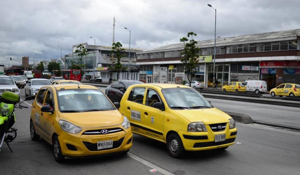 El paro de taxistas 2023 se realiza este 22 de febrero en diversas ciudades de Colombia. Foto: Archivo Alcaldía de Bogotá