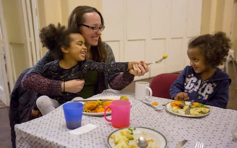 Hannah Euliku with her daughters Lydia and Sophie - Credit: Andrew Fox