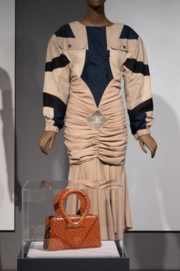 The opening look from Luar's Spring 2024 show — plus the brand's iconic Ana bag — are now part of the Museum at FIT's permanent collection.<p>Photo: Courtesy of the Museum of FIT</p>