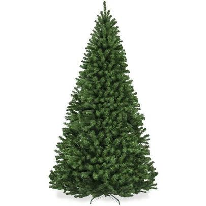 A spruce artificial tree with a foldable base